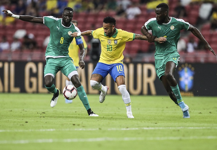 Giao hữu: Senegal cũng có những tình huống đầy tốc độ và không ít lần gây khó cho hàng thủ đối phương