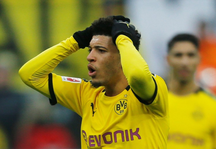 Jadon Sacho is being linked with a move to Manchester United in the summer transfer window