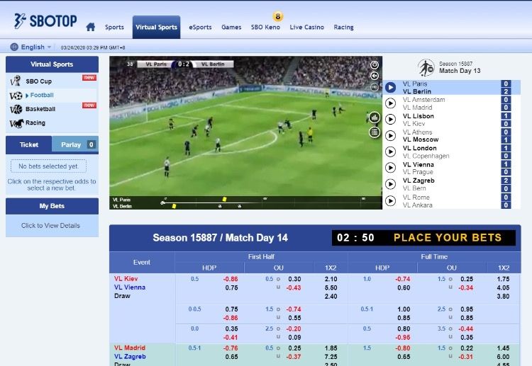 Game online sepakbola SBOTOP
