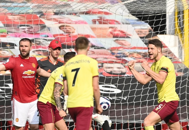 James Tarkowski's goal was not enough for Burnley to win against Manchester United in Premier League
