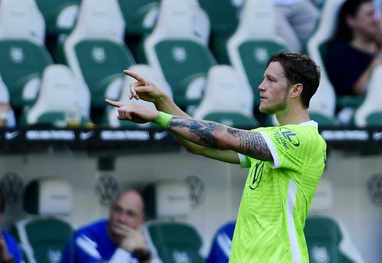 Wout Weghorst merupakan pencetak gol terbanyak Wolfsburg di Bundesliga musim lalu