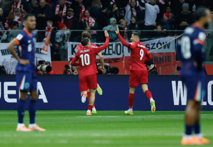 Skor akhir kualifikasi Piala Dunia 2026: Polandia 1-1 Belanda